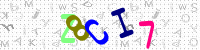 Blue Captcha Image