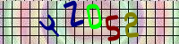 Blue Captcha Image