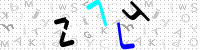 Blue Captcha Image