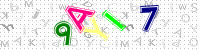 Blue Captcha Image