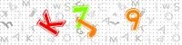 Blue Captcha Image
